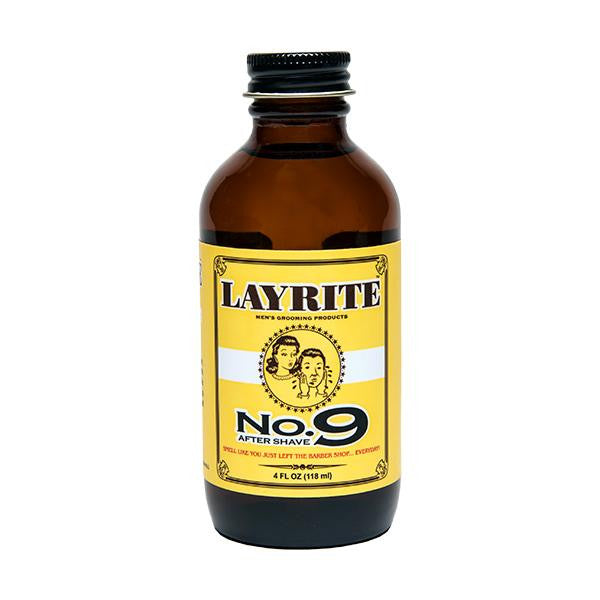 LAYRITE NO.9 BAY RUM AFTERSHAVE 4OZ